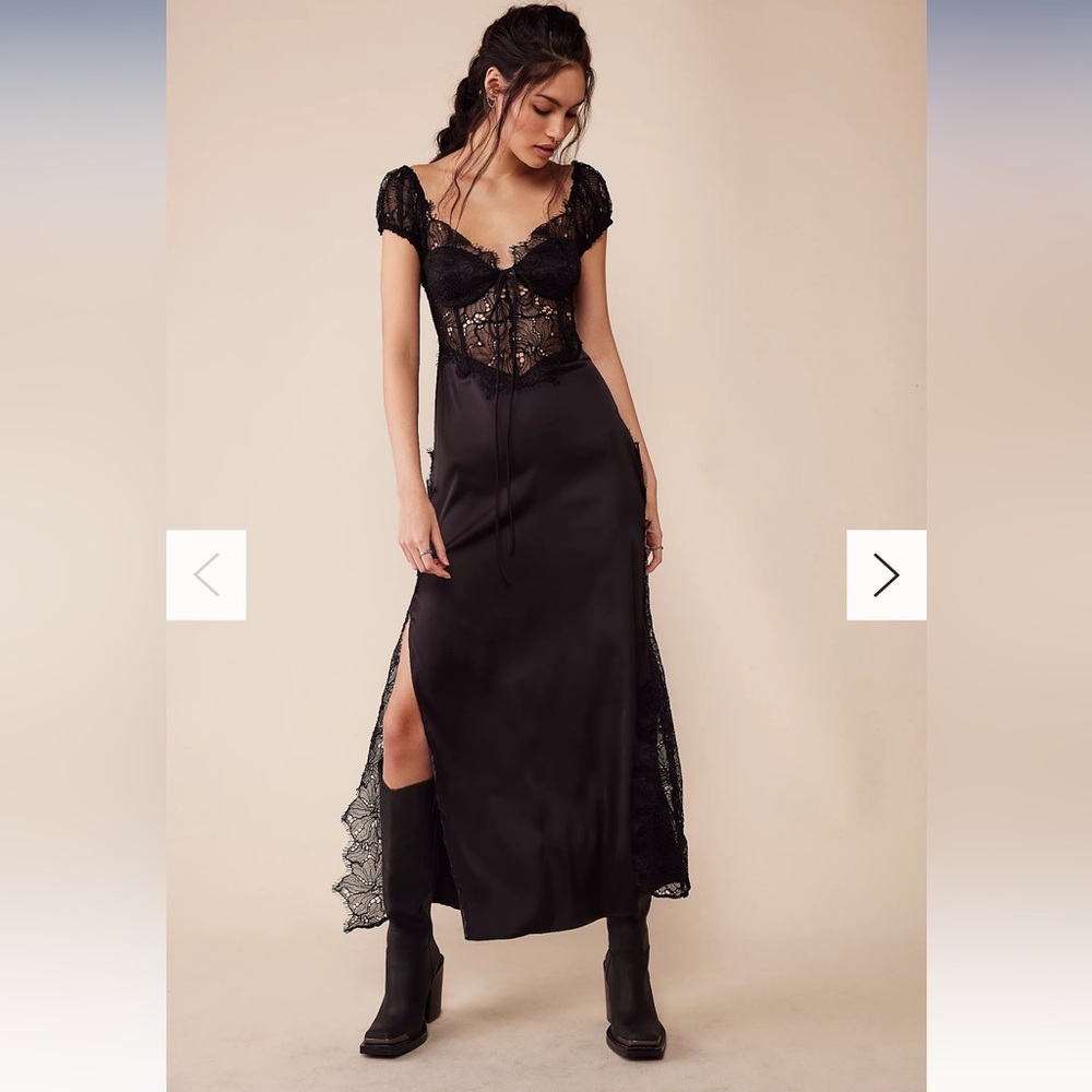 For Love & Lemons Casey lace Maxi Dress